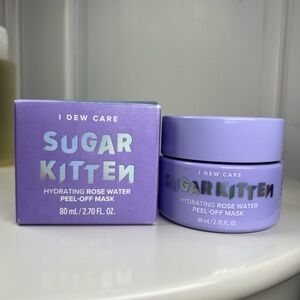 I Dew Care Sugar Kitten Hydrating Rose Water Peel-Off Mask - Lavender NIB